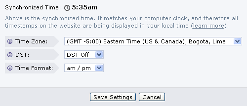 Forex factory time zone setting